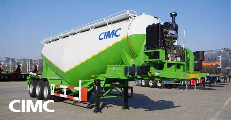 CIMC 3 Axle Cement Bulker Tanker Trailer will be sent to Ghana