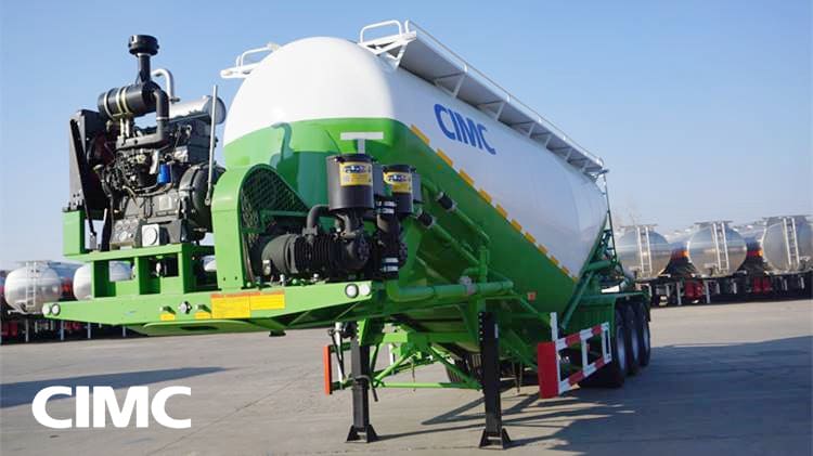CIMC 3 Axle Cement Bulker Tanker Trailer will be sent to Ghana