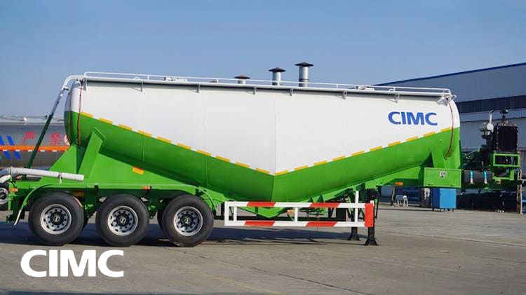 CIMC 3 Axle Cement Bulker Tanker Trailer will be sent to Ghana