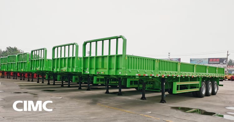 CIMC Tri Axle Drop Side Trailer will be sent to Zambia