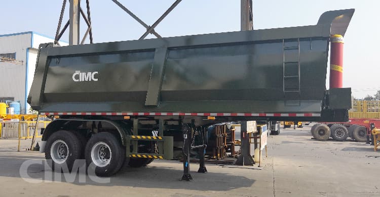 CIMC 40 Ton Dump Trailer will be shipped to Uganda