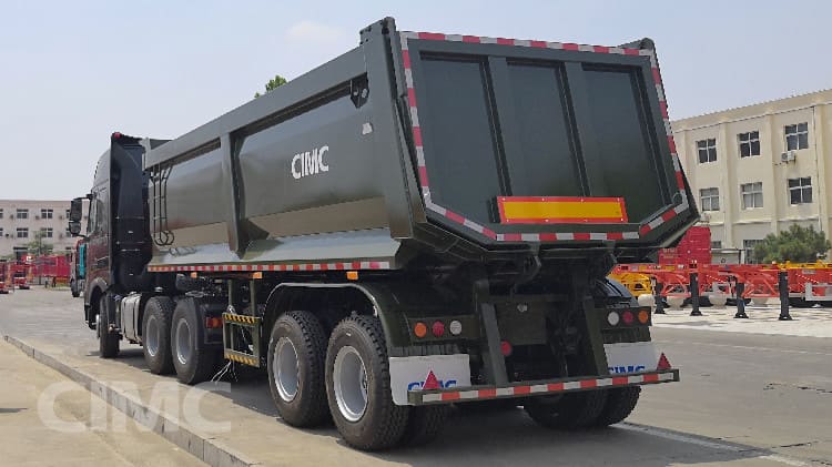 CIMC 40 Ton Dump Trailer will be shipped to Uganda