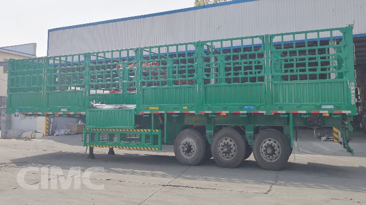 CIMC 3 Axle 50 Ton Livestock Trailer is ready for shipping to Zimbabwe
