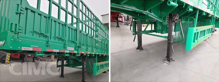 CIMC 3 Axle 50 Ton Livestock Trailer is ready for shipping to Zimbabwe