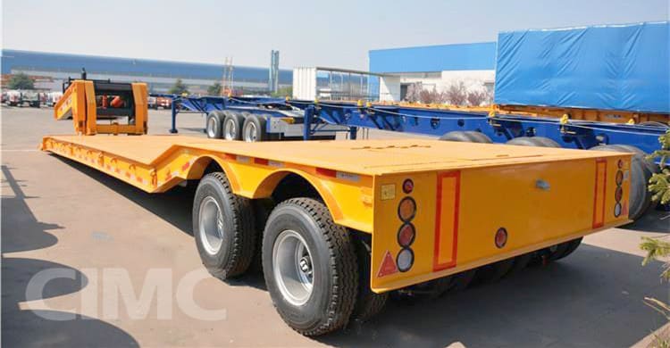 CIMC 2 Line 4 Axle Removable Gooseneck Trailer will be sent to Mauritius