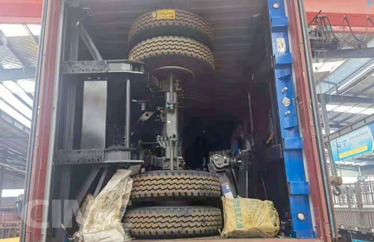 CIMC 4 Axle 20Ft Superlink Flat Deck Trailer will be Sent to Gabon