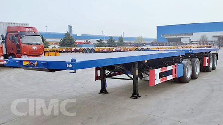 CIMC 4 Axle 20Ft Superlink Flat Deck Trailer will be Sent to Gabon