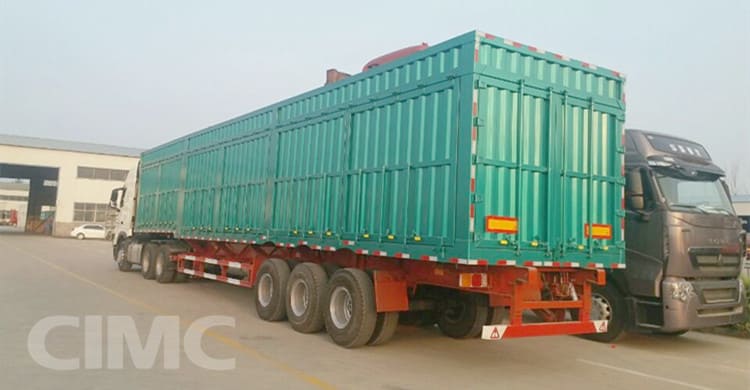 CIMC Small Box Semi Trailer is Ready for Rwanda Customer
