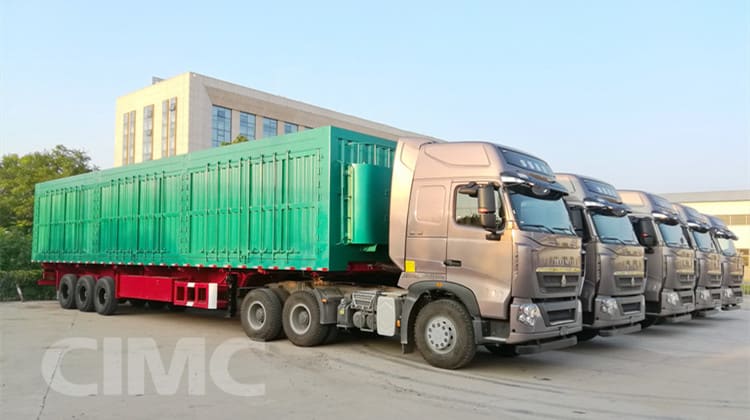CIMC Small Box Semi Trailer is Ready for Rwanda Customer
