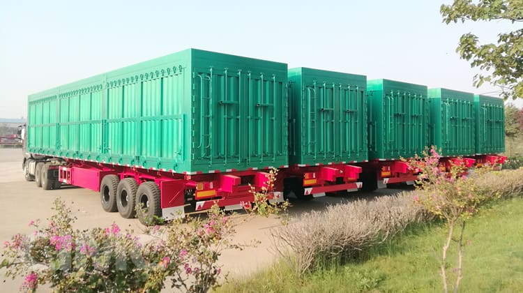 CIMC Small Box Semi Trailer is Ready for Rwanda Customer