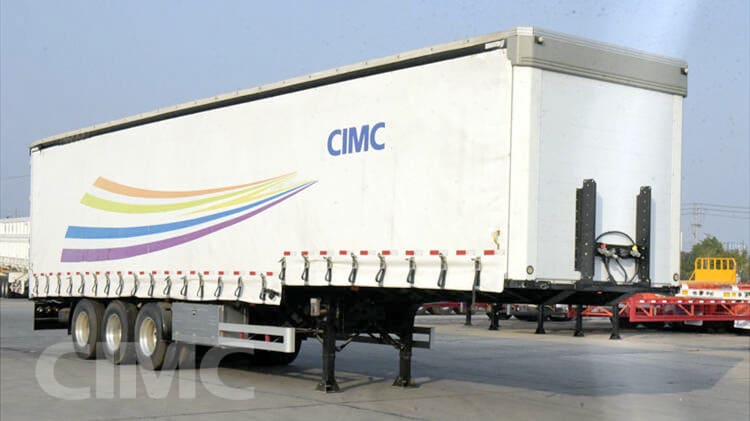 CIMC Side Curtain Trailer will be shipping to Djibouti Port
