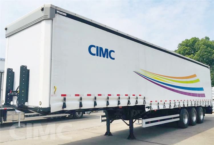 CIMC Side Curtain Trailer will be shipping to Djibouti Port