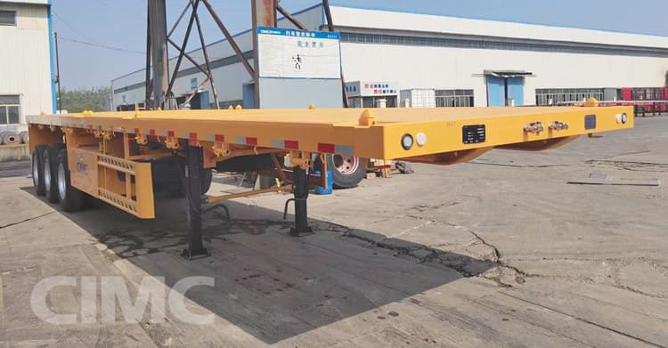 Feedback from Kenya Customer of CIMC Tri Axle 40 Foot Flatbed Trailer