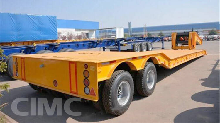 Producting process of CIMC 2 Line 4 Axle Removable Gooseneck Trailer