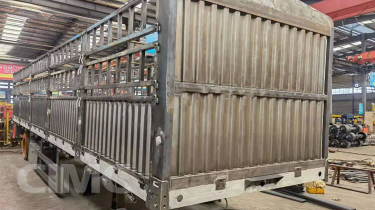 CIMC 3 Axle 50 Ton Livestock Trailer is ready for shipping to Zimbabwe