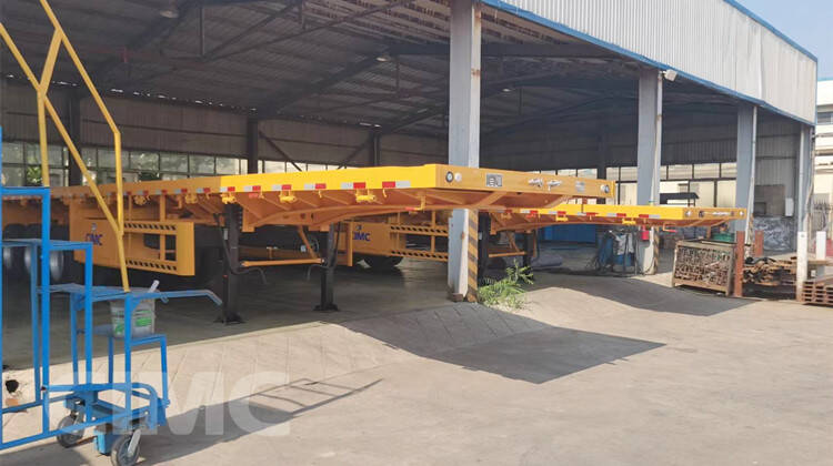 Feedback from Kenya Customer of CIMC Tri Axle 40 Foot Flatbed Trailer