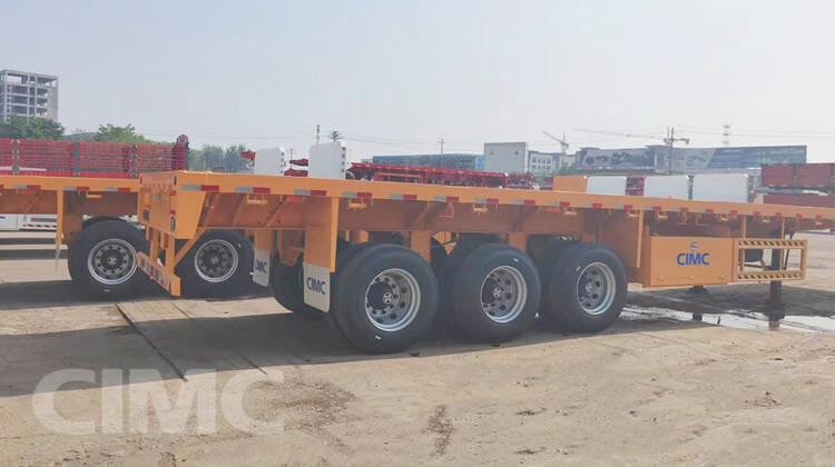 Feedback from Kenya Customer of CIMC Tri Axle 40 Foot Flatbed Trailer