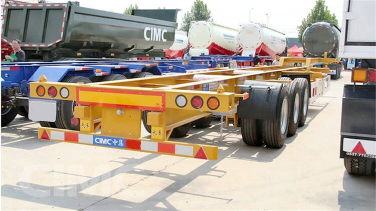 CIMC 3 Axle Shipping Container Chassis Trailer