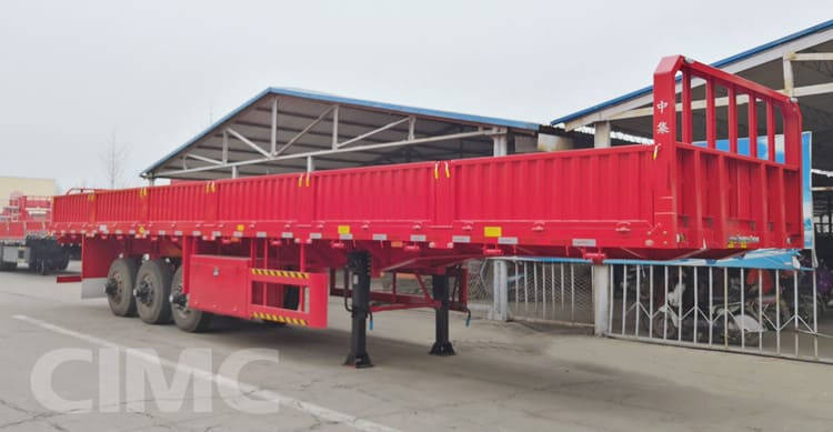 CIMC 3 Axle 40 Ton Sidewall Trailer will be sent to Algeria