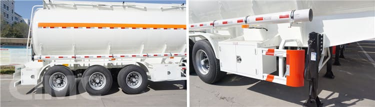 Details of CIMC 3 Axle 42000L Palm Oil Tanker Truck Semi Trailer