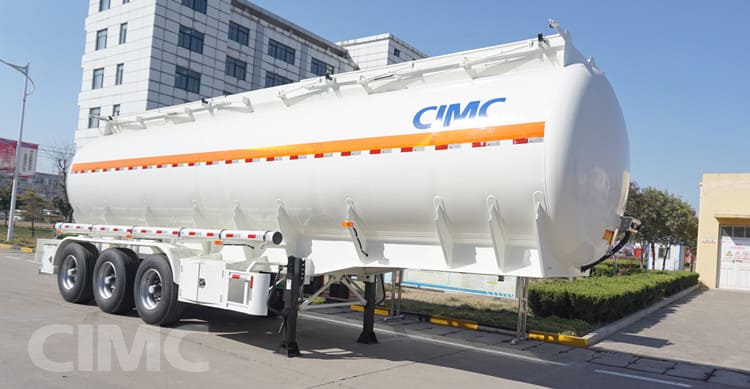 CIMC 3 Axle 42000L Palm Oil Tanker Truck Semi Trailer for Sale in Philipplines