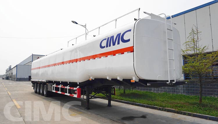 4 Axle Palm Oil Tanker Semi Trailers for Sale in Mauritania