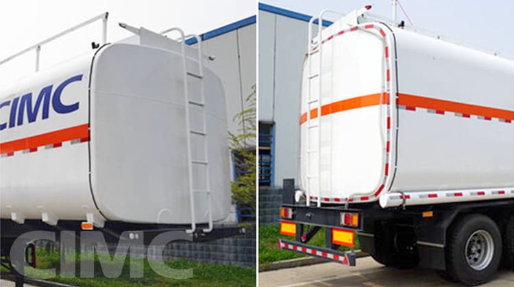 4 Axle Palm Oil Tanker Semi Trailers for Sale in Mauritania