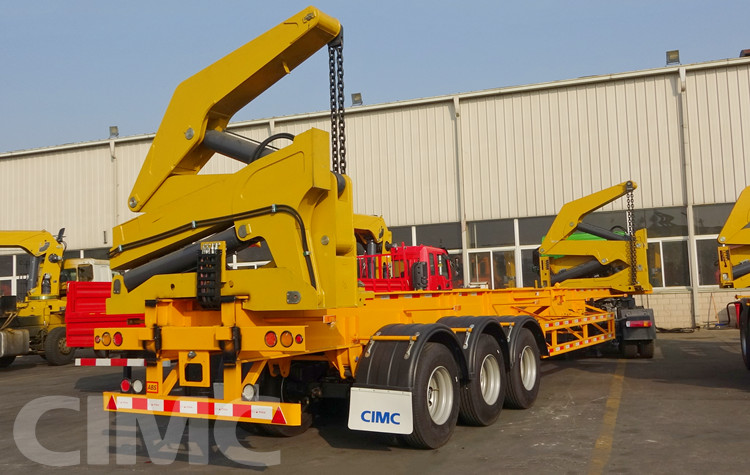 37Ton 40Ft Side Lift Container Truck Trailer Transport