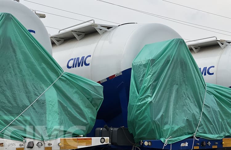 3 Axle 45CBM Dry Bulk Cement Tanker Trailer for Sale in Senegal