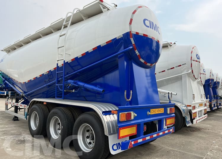 3 Axle 45CBM Dry Bulk Cement Tanker Trailer for Sale in Senegal