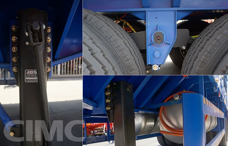 CIMC 3 Axle Bulk Cargo Side Wall Semi Trailer for Sale in Madagascar Tamatave