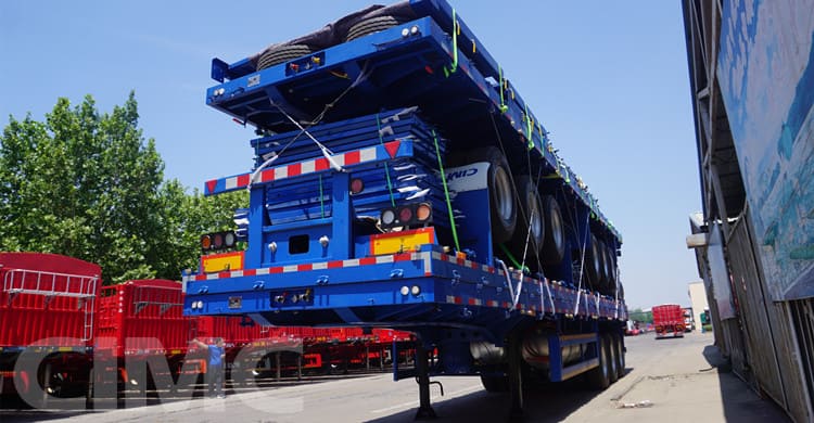 CIMC 3 Axle Bulk Cargo Side Wall Semi Trailer for Sale in Madagascar Tamatave