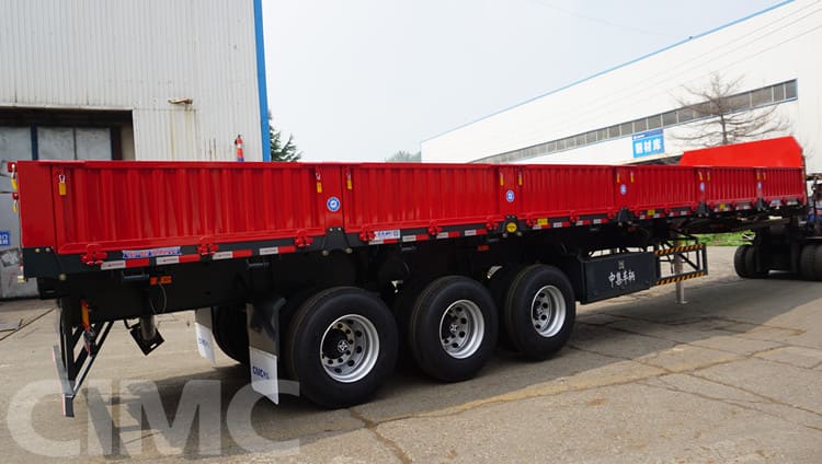 CIMC 3 Axle 34 Ton Dropside Side Tipper Trailer for Sale in Sudan