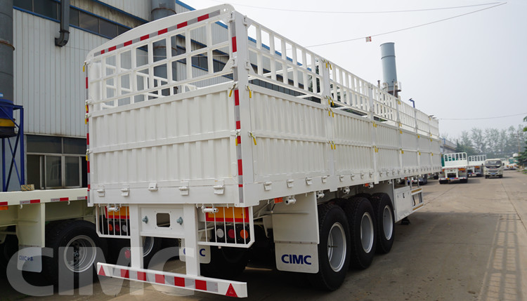 CIMC China Flatbed Fence Cargo Semi Trailer for Sale in Dominica