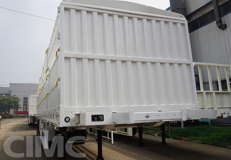 CIMC China Flatbed Fence Cargo Semi Trailer for Sale in Dominica