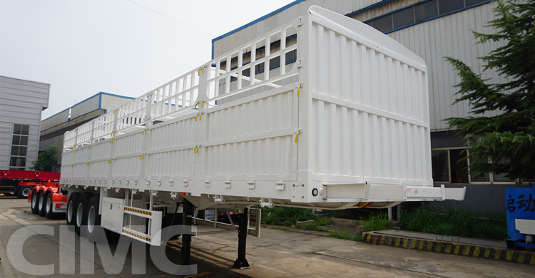 CIMC China Flatbed Fence Cargo Semi Trailer for Sale in Dominica