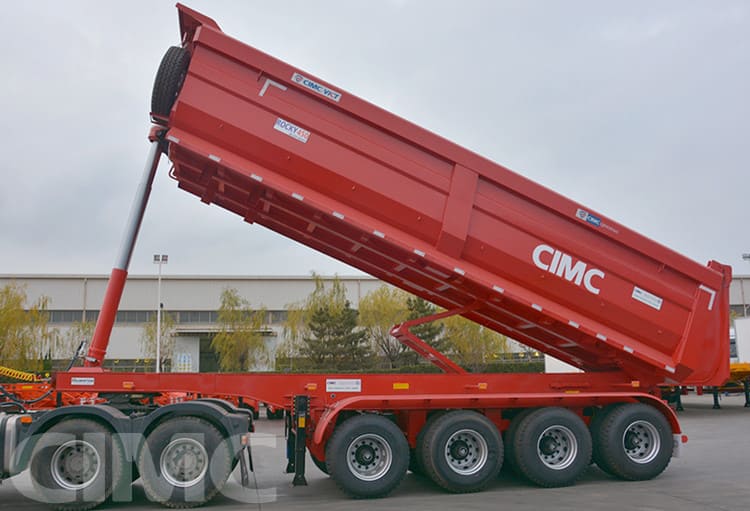 4 Axle Heavy Duty Semi Dump Trailers for Sale in Djibouti