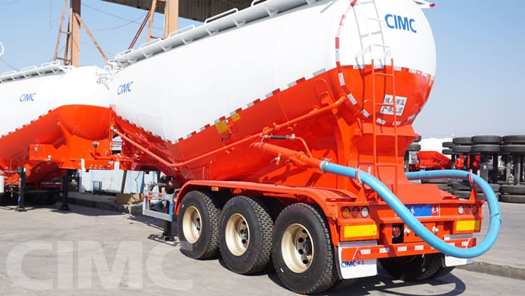 3 Axle 42CBM Cement Bulker Truck Trailer for Sale in Kenya Mombasa