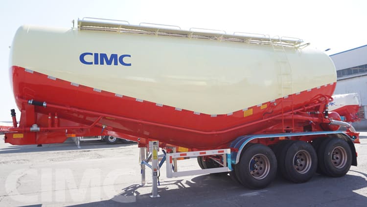 3 Axle 42CBM Cement Bulker Truck Trailer for Sale in Kenya Mombasa