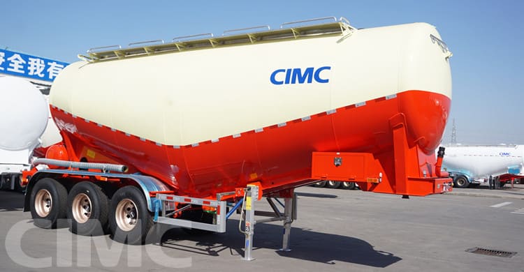 3 Axle 42CBM Cement Bulker Truck Trailer for Sale in Kenya Mombasa