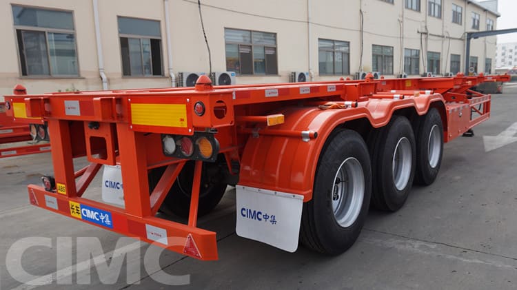 CIMC 40ft Container Chassis Trailers for Sale in Mozambique