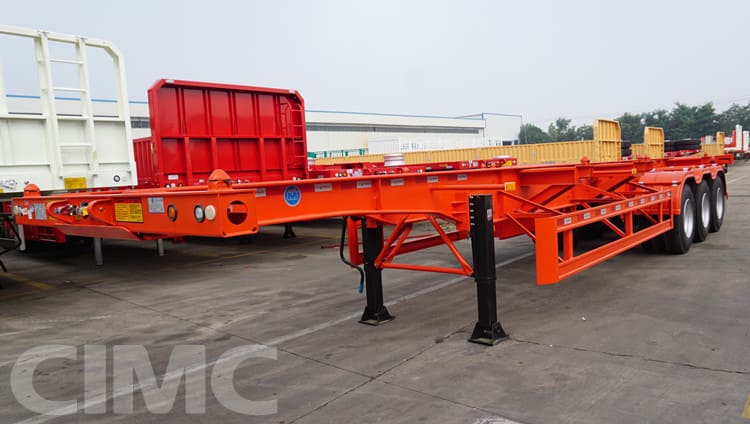 CIMC 40ft Container Chassis Trailers for Sale in Mozambique