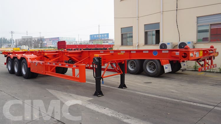 CIMC 40ft Container Chassis Trailers for Sale in Mozambique
