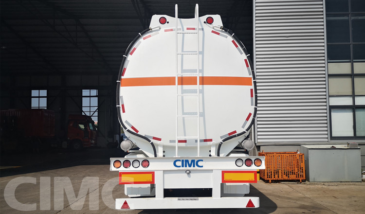 CIMC 45000 Liters Semi Diesel Fuel Tanker Trailers for Sale in Nigeria Lagos