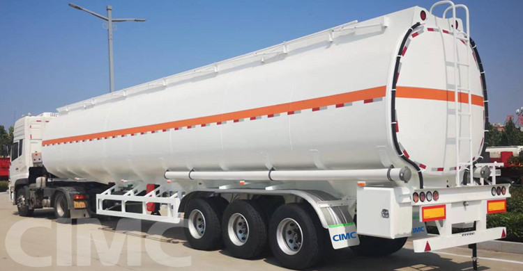 CIMC 45000 Liters Semi Diesel Fuel Tanker Trailers for Sale in Nigeria Lagos