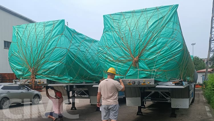 3 Axle 42000liter Petrol Semi Tanker Trailer for Sale in Senegal Dakar