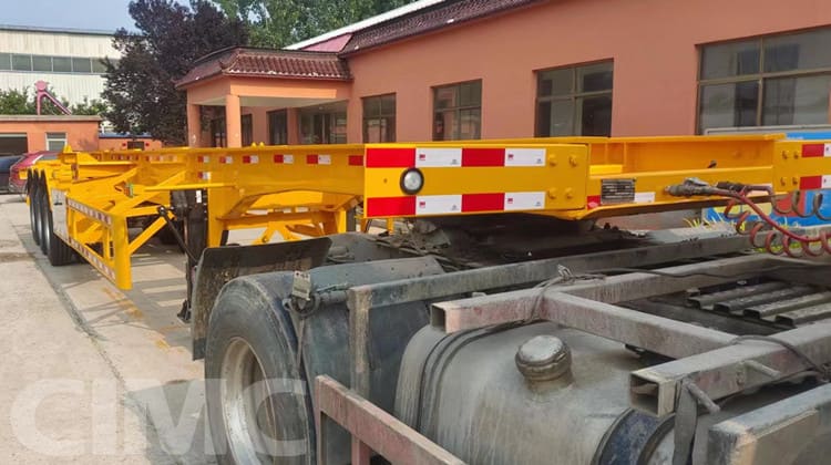 40Ft Skeleton Semi Trailer for Sale in Cote d'Ivoire Ivory Coast