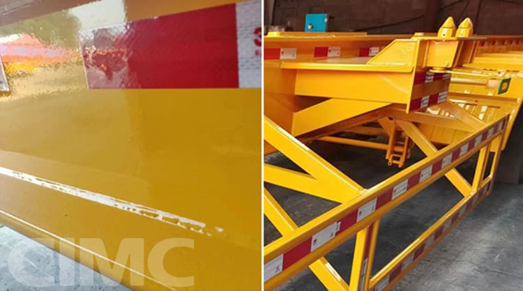 40Ft Skeleton Semi Trailer for Sale in Cote d'Ivoire Ivory Coast