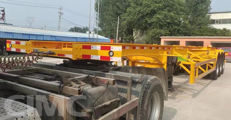 40Ft Skeleton Semi Trailer for Sale in Cote d'Ivoire Ivory Coast