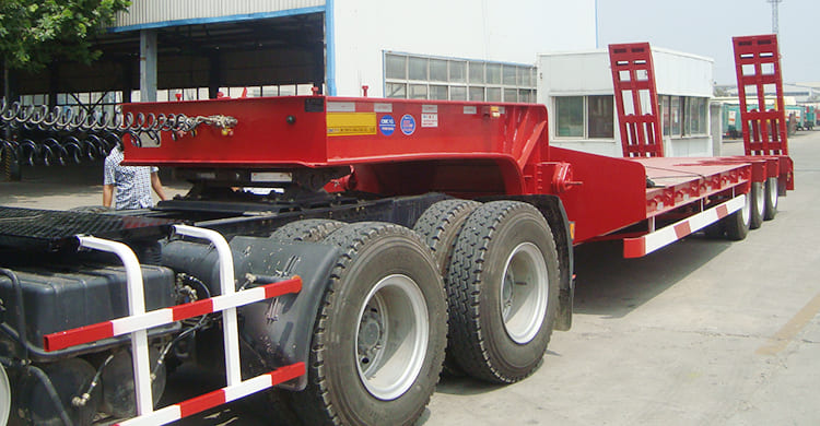 3 axle lowbed trailer